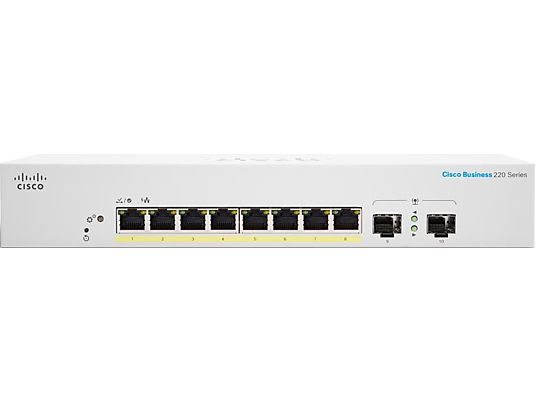 CISCO CBS220-8FP-E-2G - Switch (blanc)