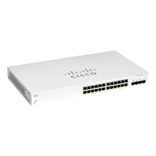 CISCO CBS220-24P-4G - Switch (Blanc)