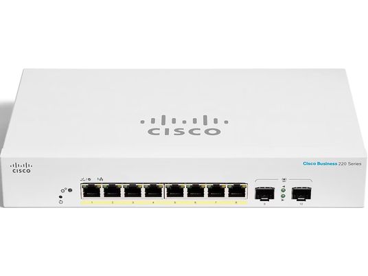 CISCO CBS220-8P-E-2G - Switch (Weiss)