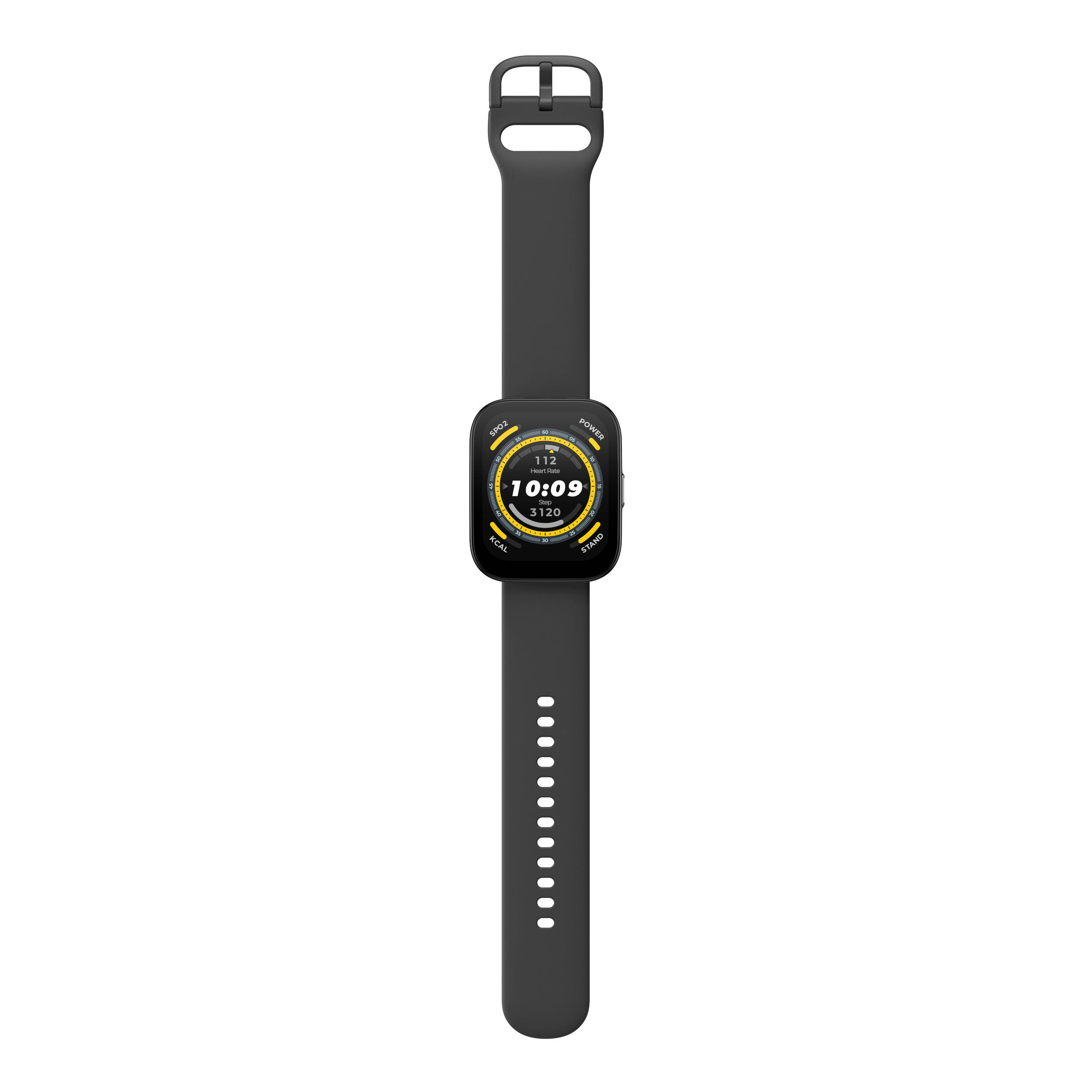 AMAZFIT Bip Kunststoff Silikon, 5 Smartwatch Black mm, Soft 22