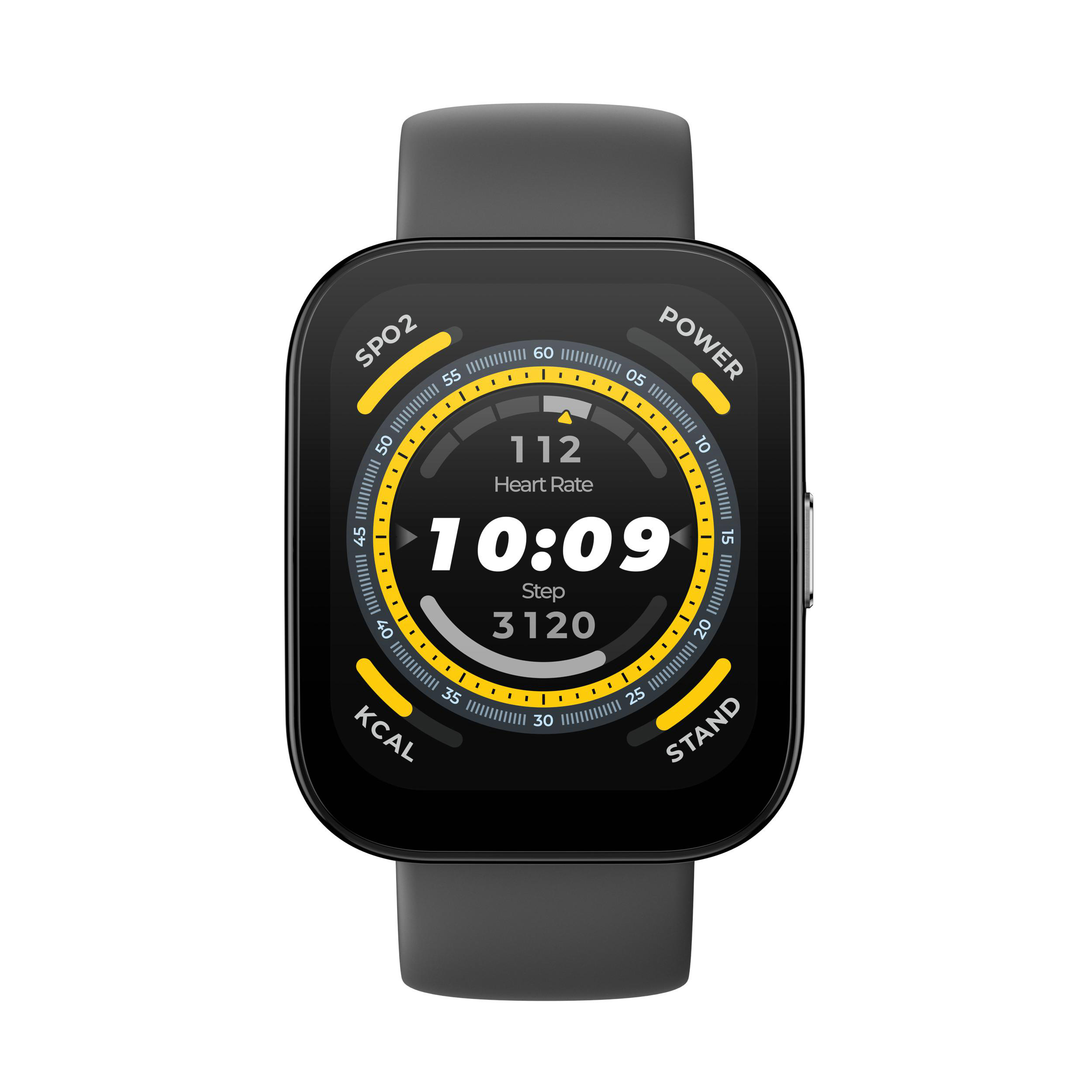 AMAZFIT Bip 5 Smartwatch 22 mm, Black Silikon, Soft Kunststoff