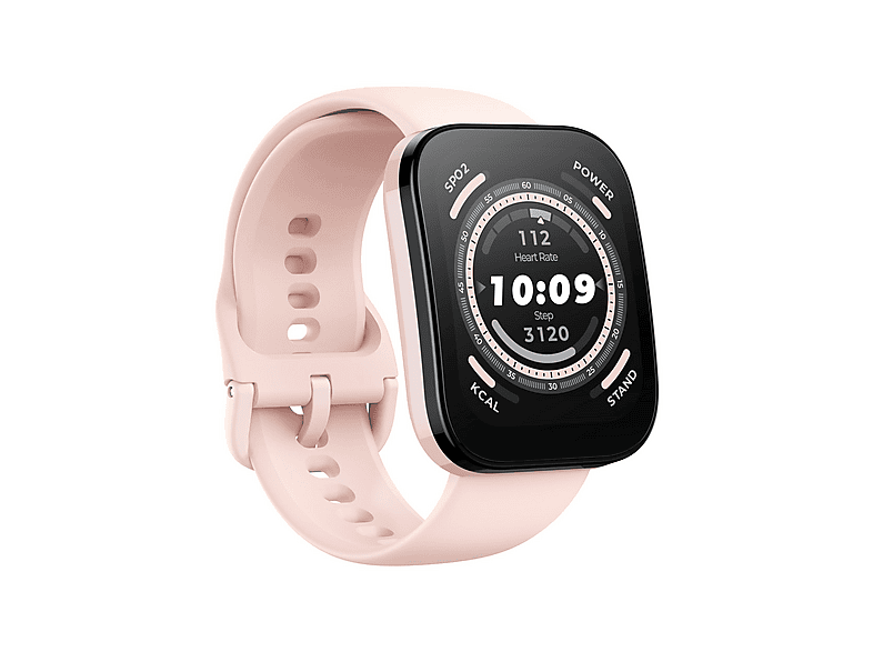 AMAZFIT Bip 5 Smartwatch Kunststoff Silikon, 22 mm, Pastel Pink