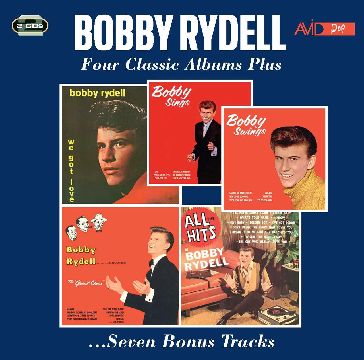 Bobby Rydell - FOUR CLASSIC (CD) ALBUMS PLUS 