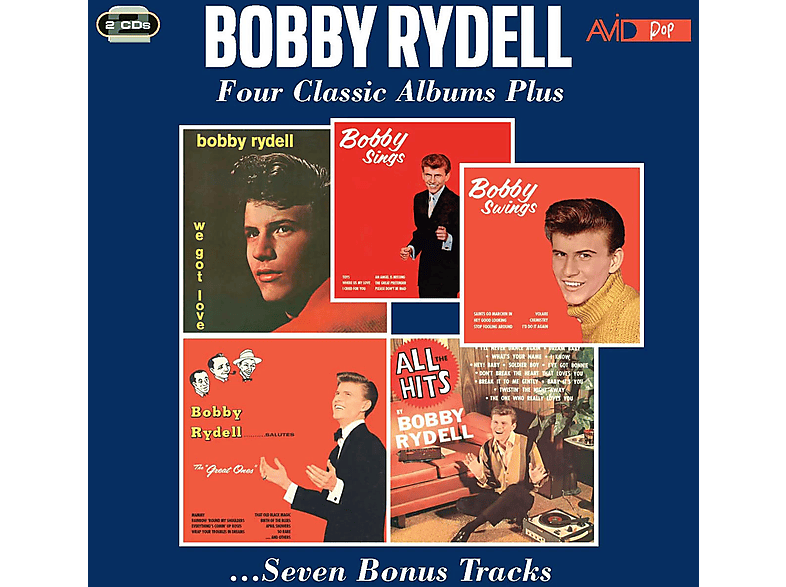 Bobby Rydell - FOUR CLASSIC (CD) ALBUMS PLUS 