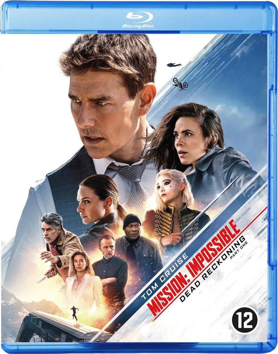 Couverture du film avec Tom Cruise et d'autres acteurs. Titre : 'Mission: Impossible'.