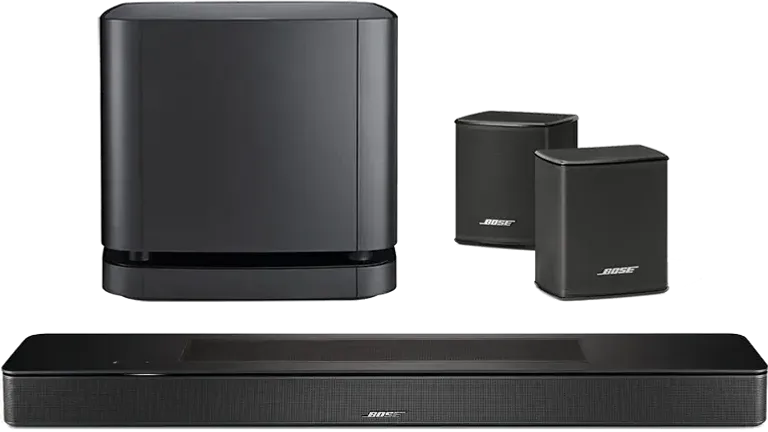 BOSE Smart barre de son 600 avec Bass Module 500 et Surround Speakers (889220-2100)
