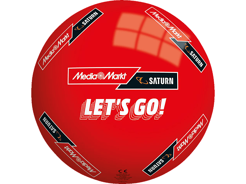 JOHN 20130 MediaSaturn Ball Spielball Rot PVC
