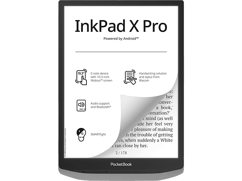 eReader POCKETBOOK InkPad X Pro 32 GB eReader Misty Grey 32 MediaMarkt