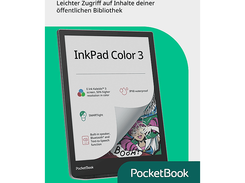 POCKETBOOK InkPad Color 3 - Stormy Sea; eReader — Foto 4 von 5