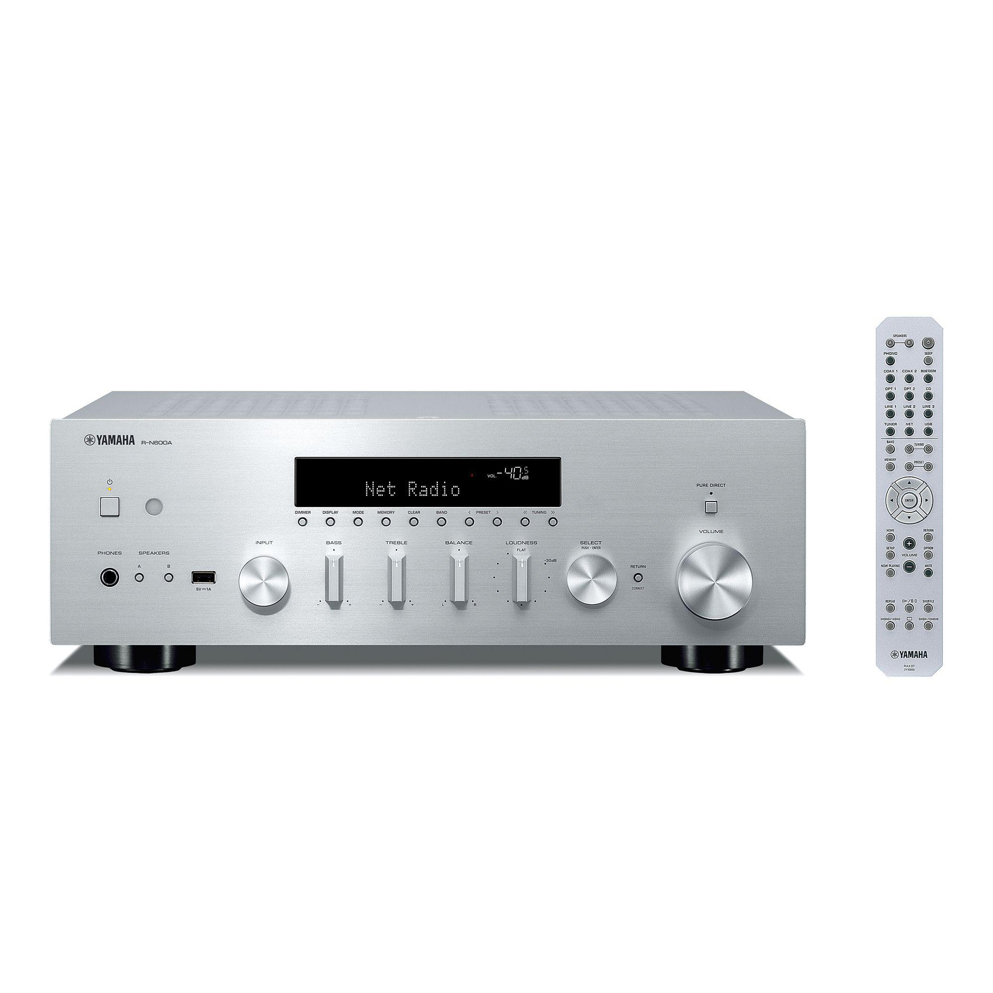 YAMAHA R-N600A Hifi Netzwerk Receiver (Silber)