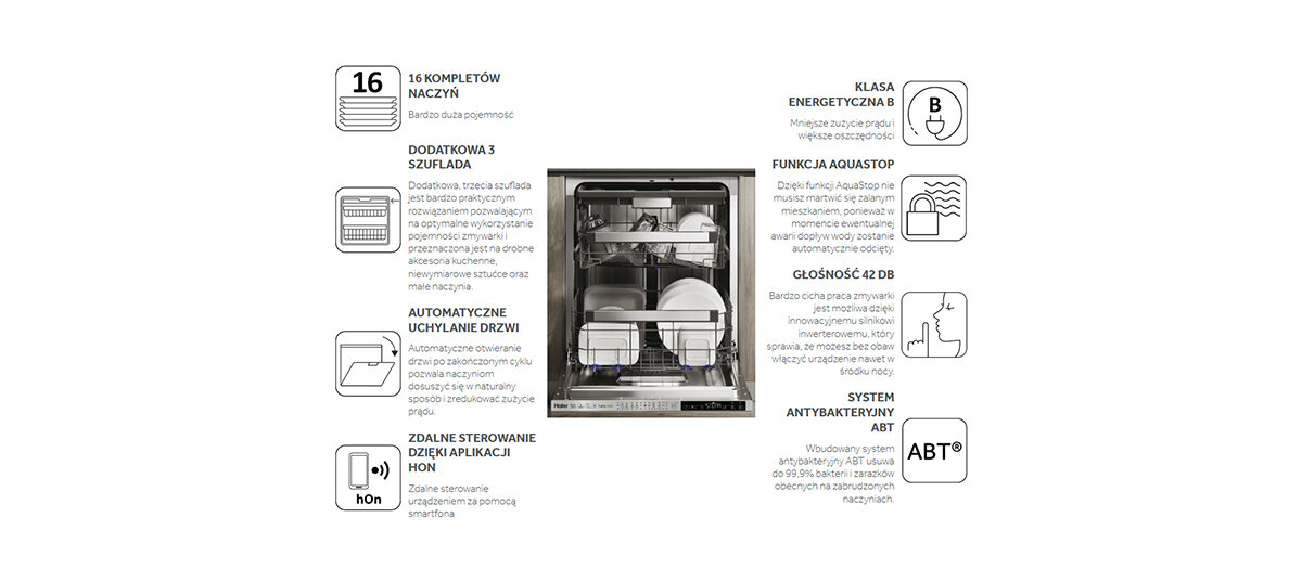 Zmywarka HAIER XIB 6B2S3FS