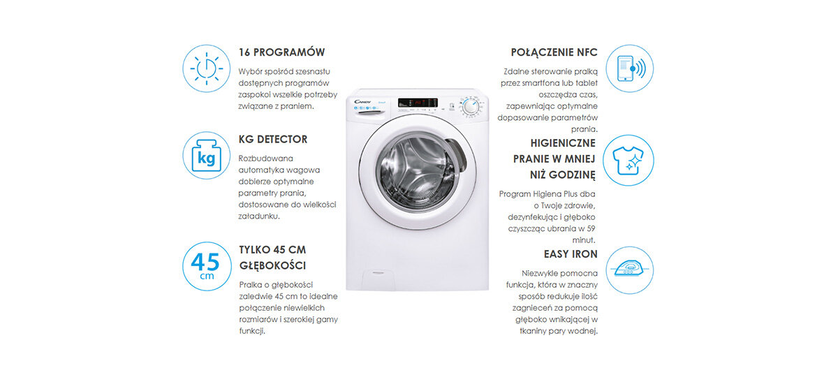 Pralka CANDY CS4 1062DE/1-S