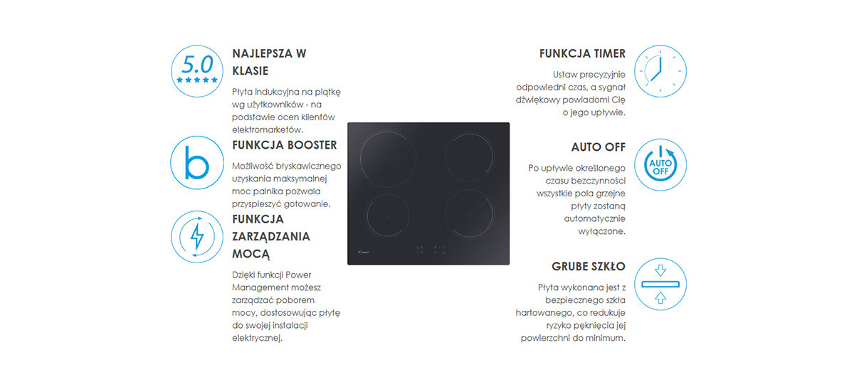 Płyta indukcyjna CANDY CI642CTT/E1