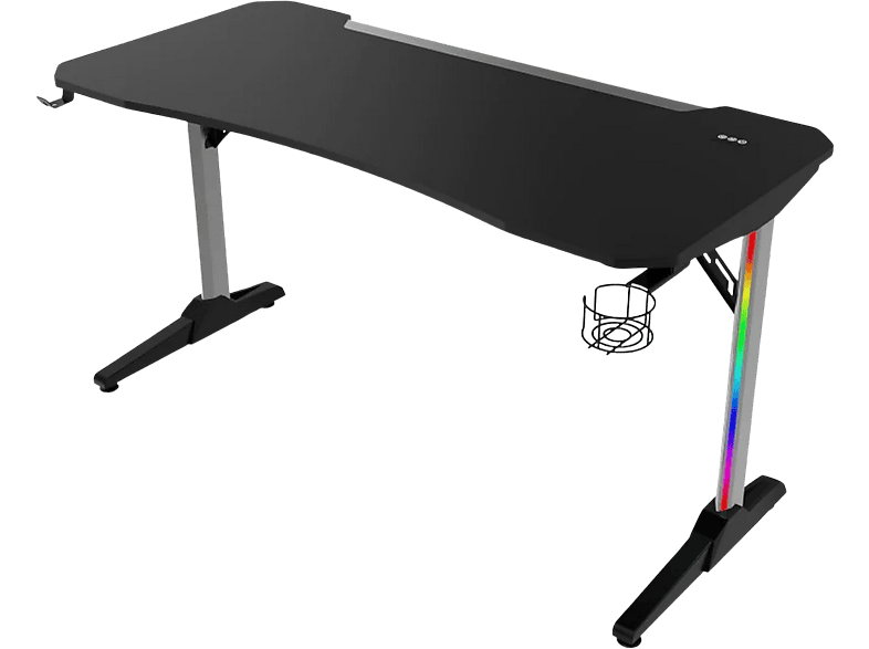 Qware Gaming Desk Fremont Zwart (qw Gt-140alu)