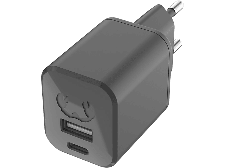 Fresh N Rebel Oplader Usb-c / Usb-a Pd 30 W Storm Grey (2wc30sg)