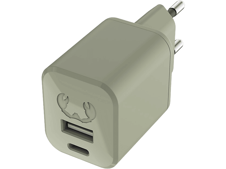 Fresh N Rebel Oplader Usb-c / Usb Pd 30 W Dried Green (2wc30dg)