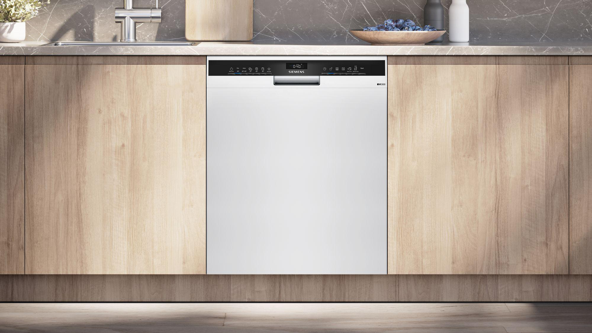 SIEMENS SN43HW10TE iQ300 Geschirrspüler (unterbaufähig, 598 mm breit, 46 dB (A), D)