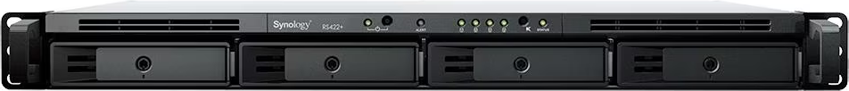 SYNOLOGY RS422+ - NAS (HDD, 0 TB, Blanc)