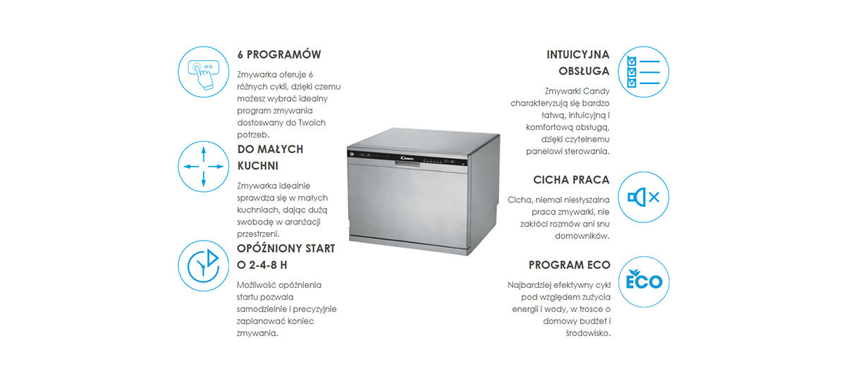 Zmywarka CANDY CDCP 8