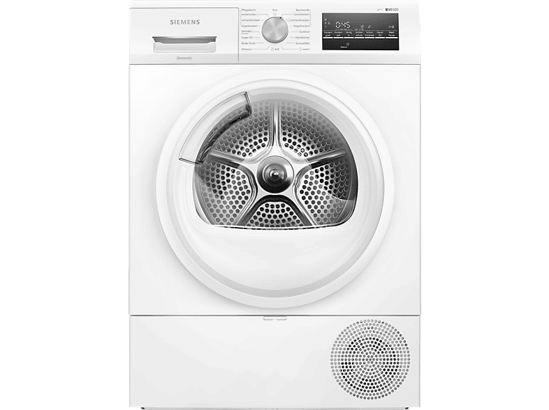 SIEMENS WT47R440 Wärmepumpentrockner iQ500 (8 kg, A+++, Weiß)