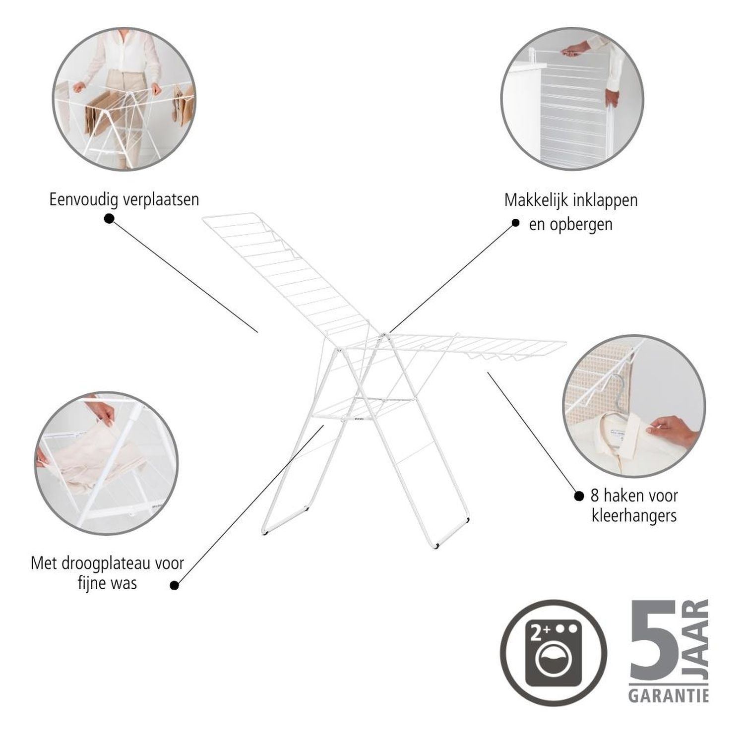 Diagrammen die de vouwhoeken van een product weergeven.