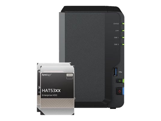 SYNOLOGY DS223 Disque dur Synology Enterprise 2 baies, 8 To - NAS (HDD, 8 TB, Noir)