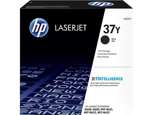 HP 37Y Schwarz Original LaserJet Tonerkartusche mit sehr hoher Reichweite. -  (Schwarz)