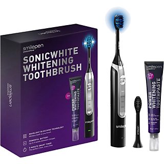 SMILEPEN SonicBlue Whitening - Elektrische Zahnbürste (Schwarz/Silber)