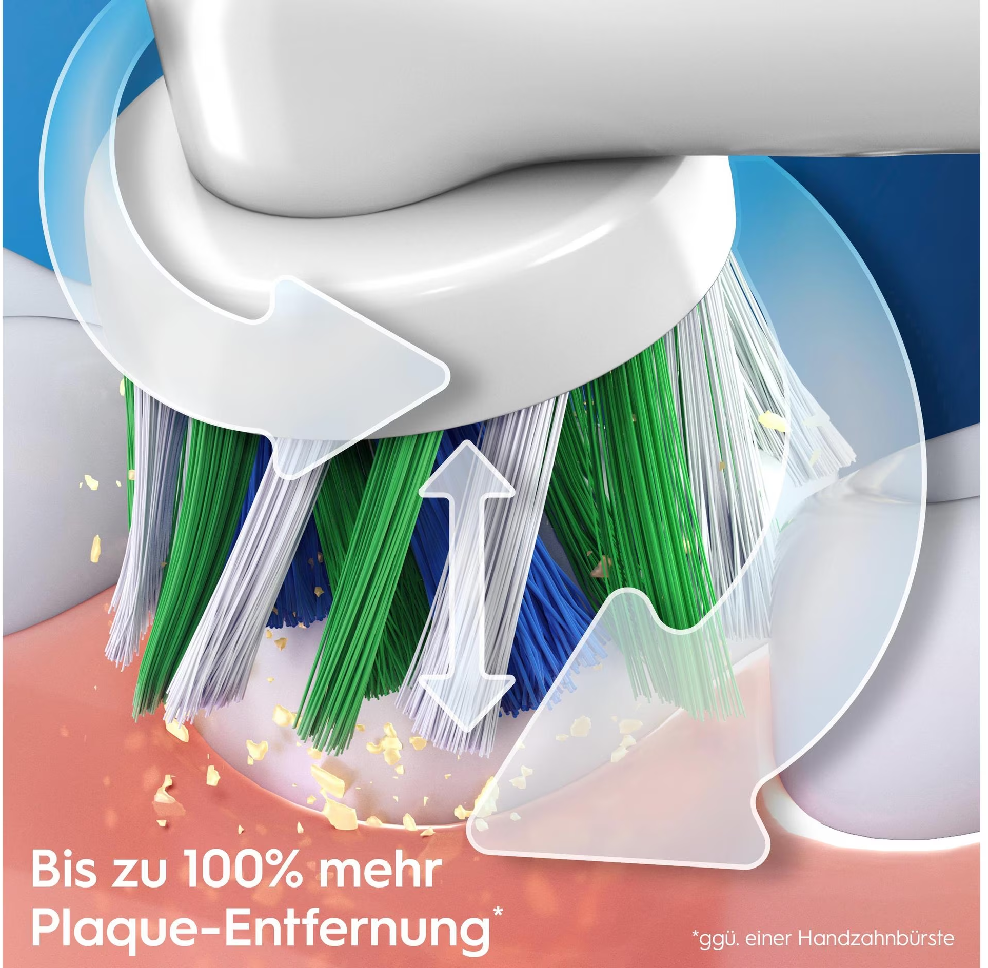 ORAL-B Pro 3 3000 Cross Action - Elektrische Zahnbürste (Weiss)