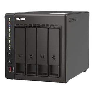 QNAP TS-453E-8G - NAS (HDD, 8 GB, Noir)