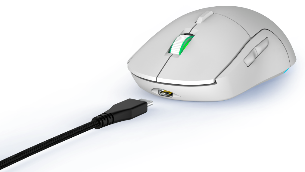 URAGE Reaper 250 vezetékes optikai egér, 6200 DPI, fehér (217837)