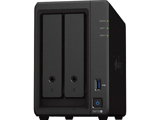 SYNOLOGY DS723+ - NAS (HDD, 8 TB, Noir)