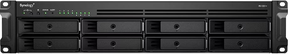 SYNOLOGY RS1221+ - NAS (HDD, 0 TB, Noir)