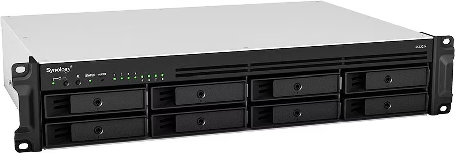 SYNOLOGY RS1221+ - NAS (HDD, 0 TB, Noir)