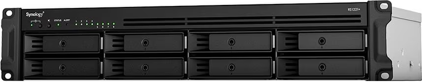 SYNOLOGY RS1221+ - NAS (HDD, 0 TB, Noir)