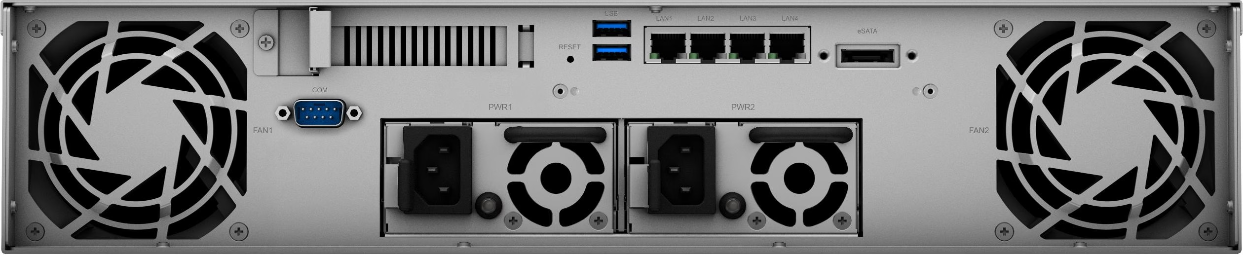 SYNOLOGY RS1221RP - NAS (HDD, 0 GB, Noir)