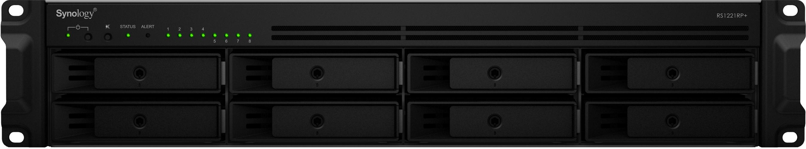 SYNOLOGY RS1221RP - NAS (HDD, 0 GB, Noir)