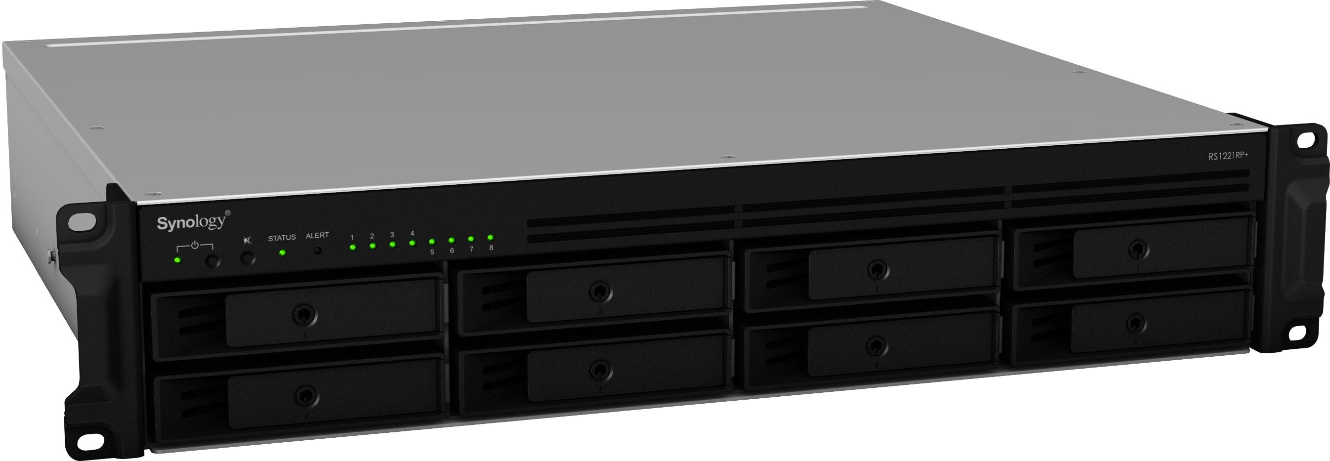 SYNOLOGY RS1221RP - NAS (HDD, 0 GB, Noir)