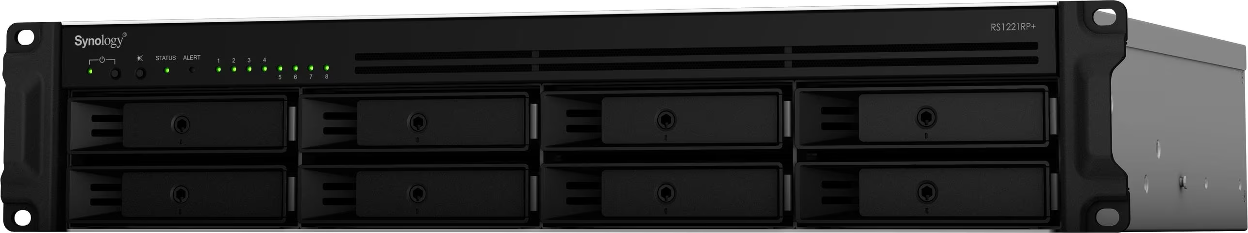 SYNOLOGY RS1221RP - NAS (HDD, 0 GB, Noir)