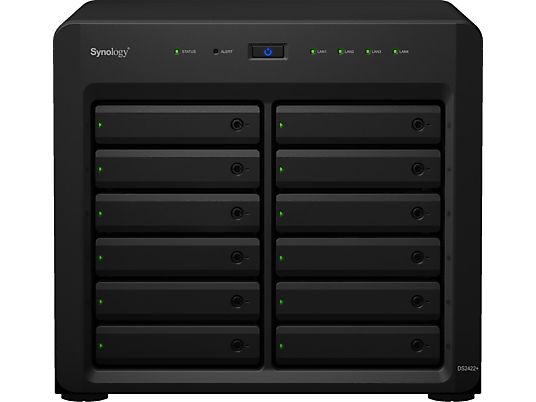 SYNOLOGY DS2422+ - NAS (HDD, 0 TB, Schwarz)