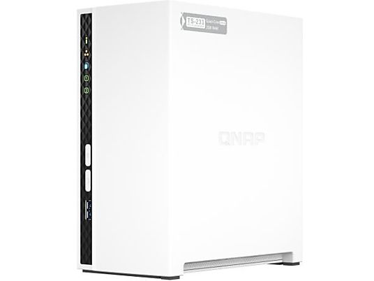 QNAP TS-233 - NAS (HDD, 0 TB, Blanc)