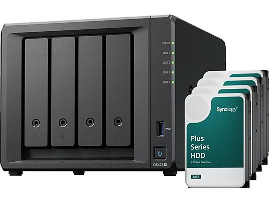 SYNOLOGY DS423+ - NAS (HDD, 24 TB, Nero)