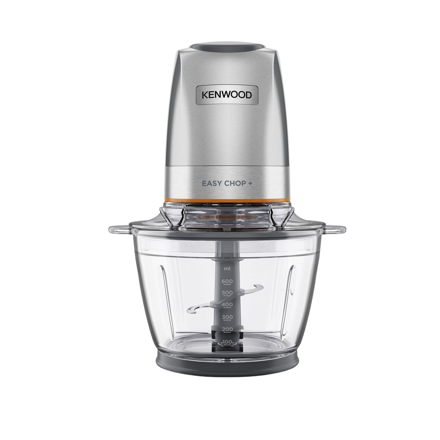 Kenwood Easy Chop+ foodprocessor op een zwarte achtergrond.