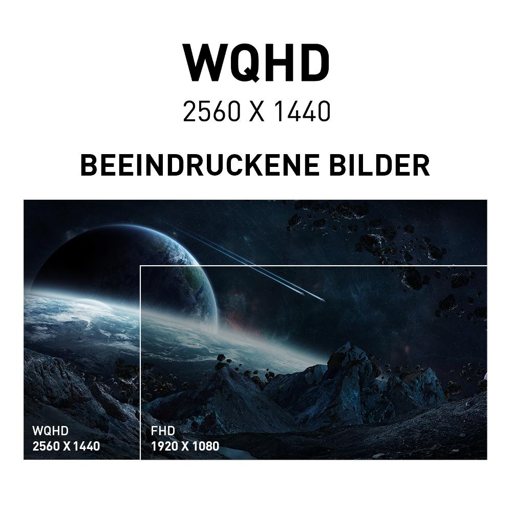 MSI OPTIX MAG274QRFDE QD 27 Zoll  WQHD  Gaming Monitor  1 ms Reaktionszeit  