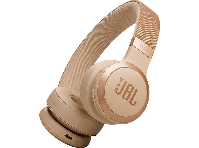 Kopfhörer JBL Live 670NC, On-ear Kopfhörer Sandstein Sandstein | MediaMarkt