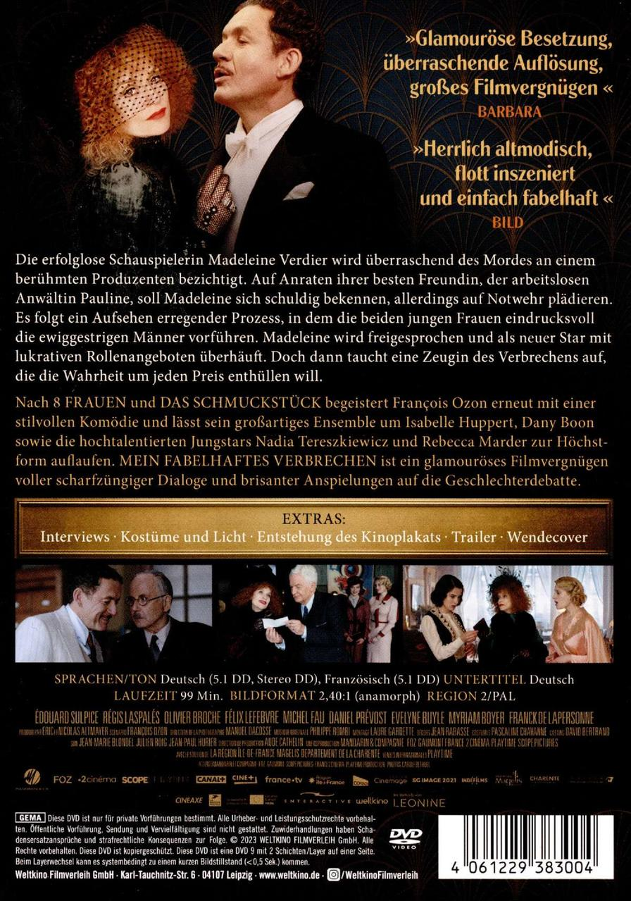 Film-DVD-Cover. Ein Mann und eine Frau sind abgebildet. Text auf Deutsch.