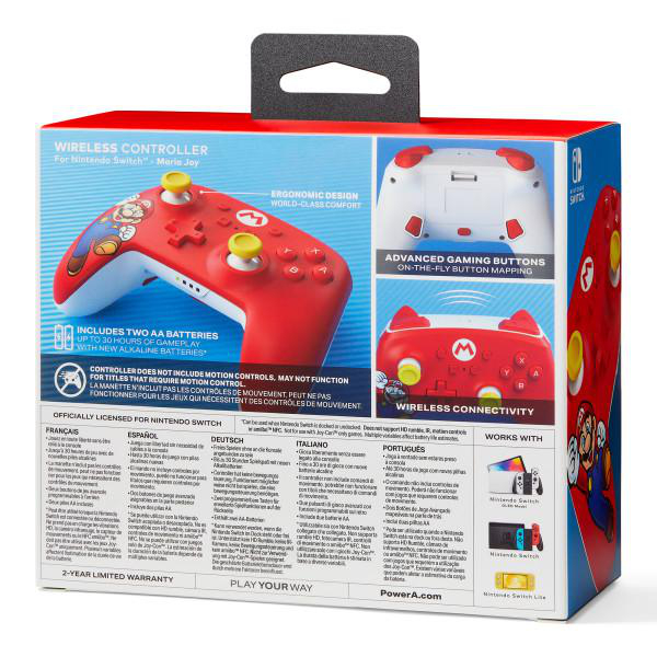 POWERA Mario-Freude für OLED Switch Switch Lite, Mehrfarbig Controller Nintendo Switch, Nintendo Nintendo