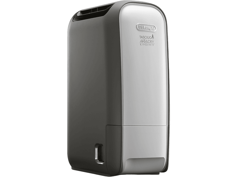De'Longhi Tasciugo AriaDry Light DNS80, Extracción 7.5 l/día, 85 m³, Depósito 2,8l, Pantalla LCD, Ionizador, Gris