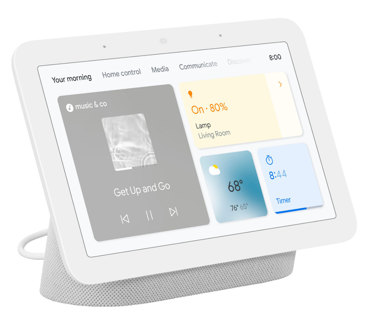 Inteligentny głośnik GOOGLE NEST Hub with Google Assistant (2nd Gen) Biały (Chalk)