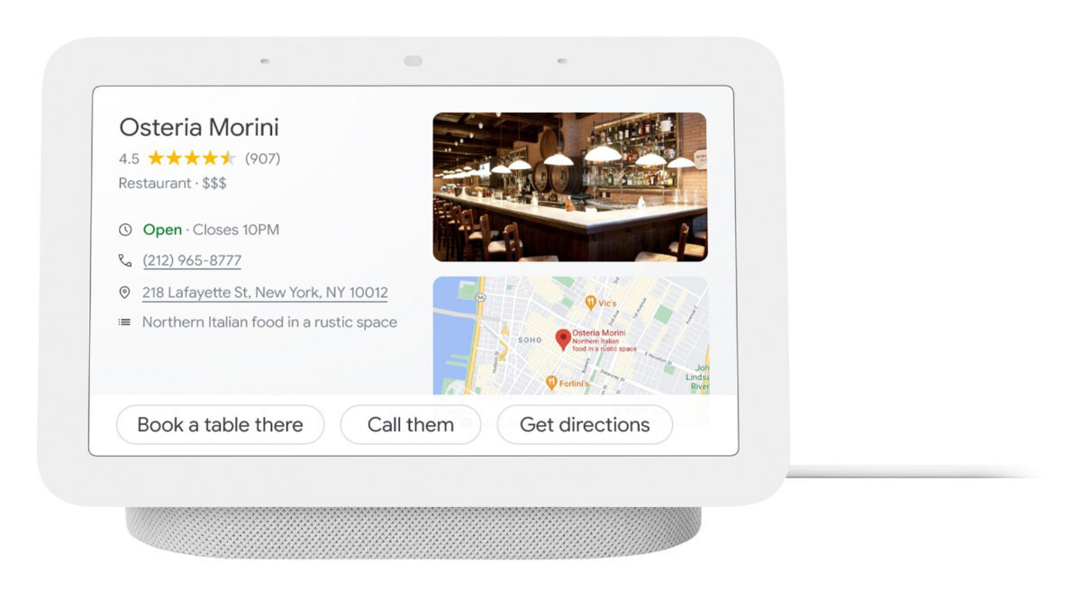 Inteligentny głośnik GOOGLE NEST Hub with Google Assistant (2nd Gen) Biały (Chalk)